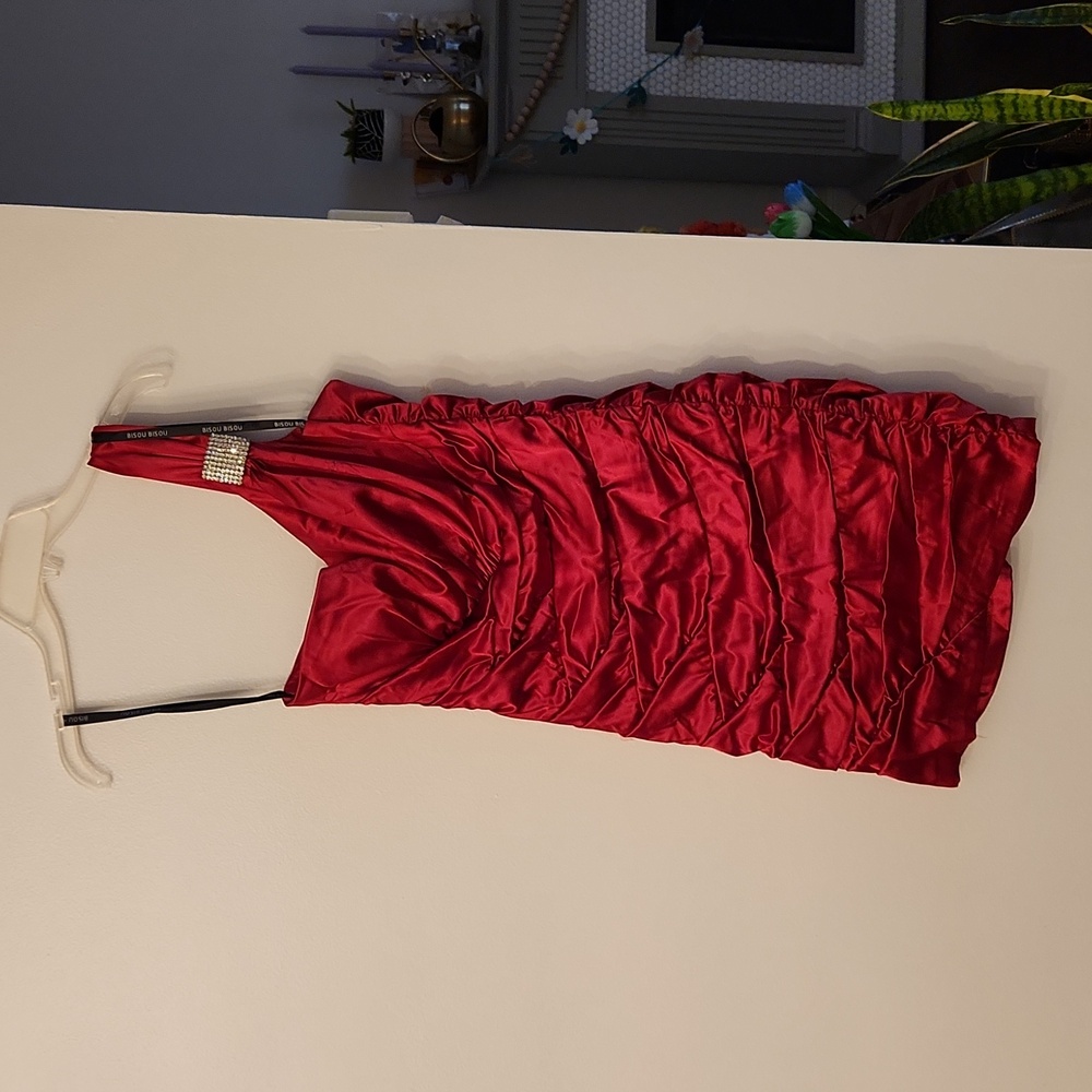 Bisou Bisou One Shoulder Dress Size 6